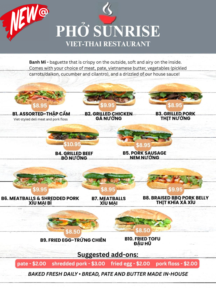 PhoSunrise-BanhMi
